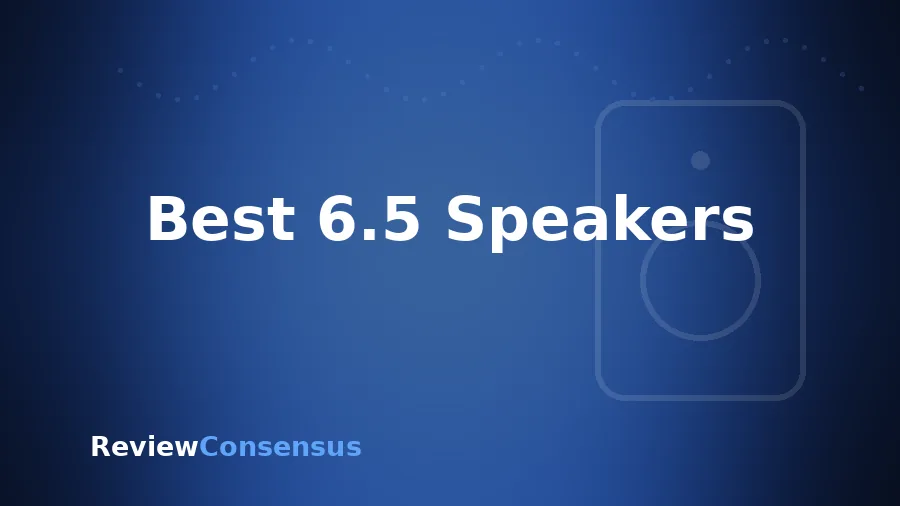 Best 6.5 Speakers in 2026 (Top 7)