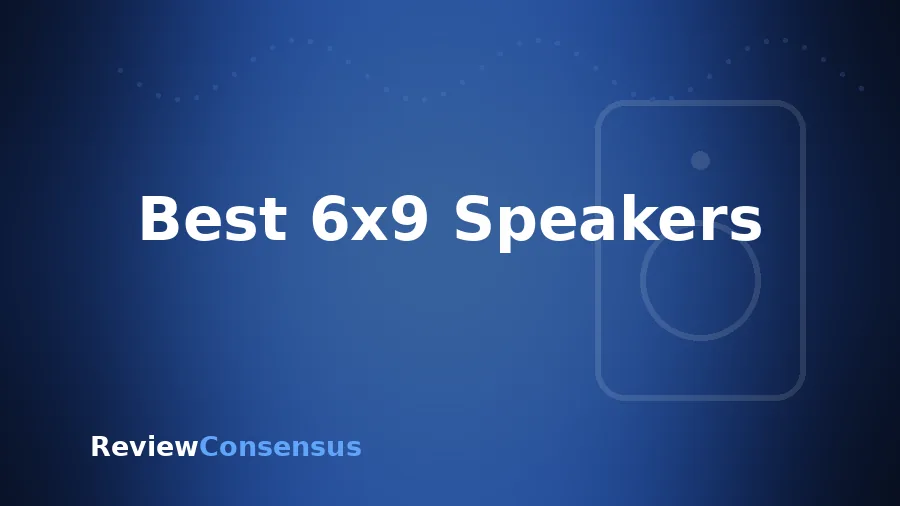 Best 6x9 Speakers in 2026 (Top 7)