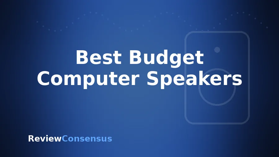 Best Budget Computer Speakers in 2026 (Top 8)