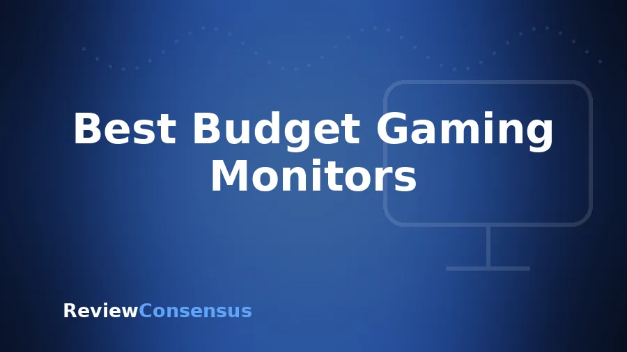 Best Budget Gaming Monitors in 2026 (Top 8)