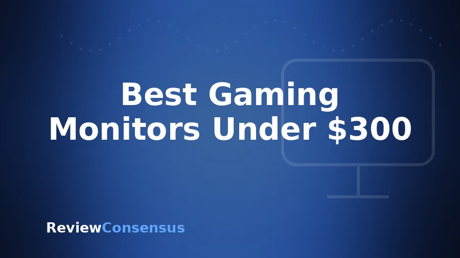 Best Gaming Monitors Under $300 in 2026 (Top 8)