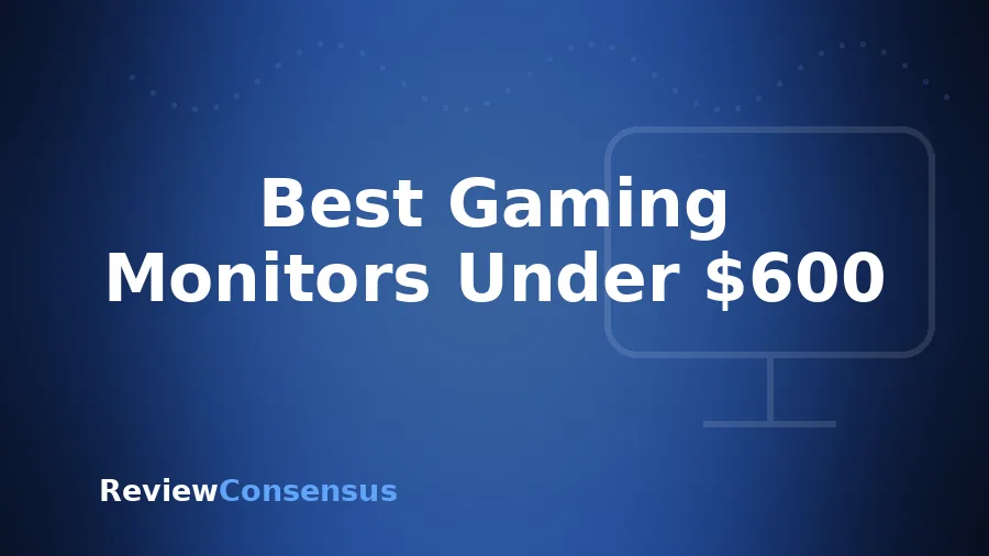 Best Gaming Monitors Under $600 in 2026 (Top 8)