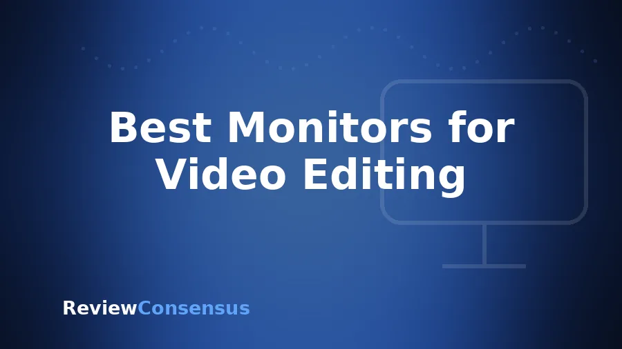 Best Monitors for Video Editing in 2026 (Top 8)