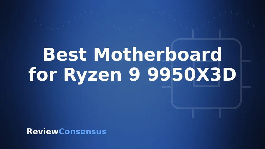 Best Motherboard for Ryzen 9 9950X3D in 2026 (Top 8)