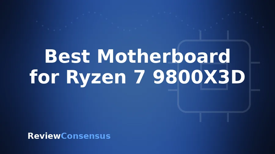 Best Motherboard for Ryzen 7 9800X3D in 2026 (Top 8)