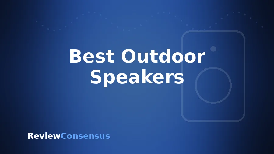 Best Outdoor Speakers in 2026 (Top 8)