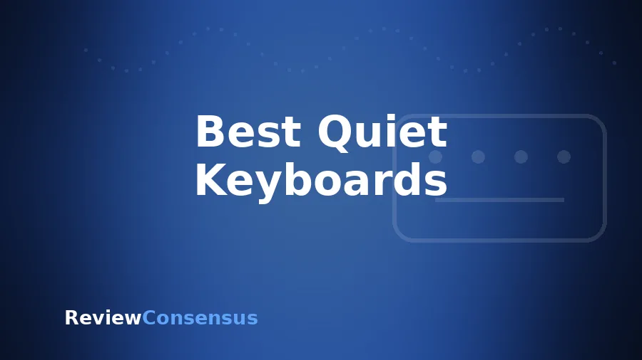 Best Quiet Keyboards in 2026 (Top 7)