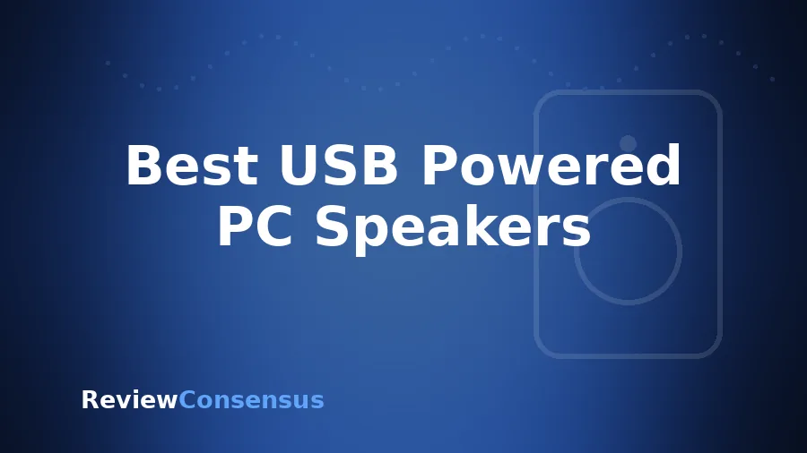 Best USB Powered PC Speakers in 2026 (Top 7)